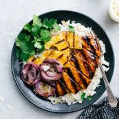 Grilled ChickenTeriyaki over Coconut Rice